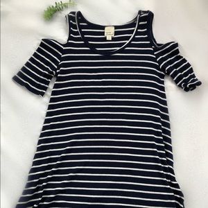 off the shoulder mini dress